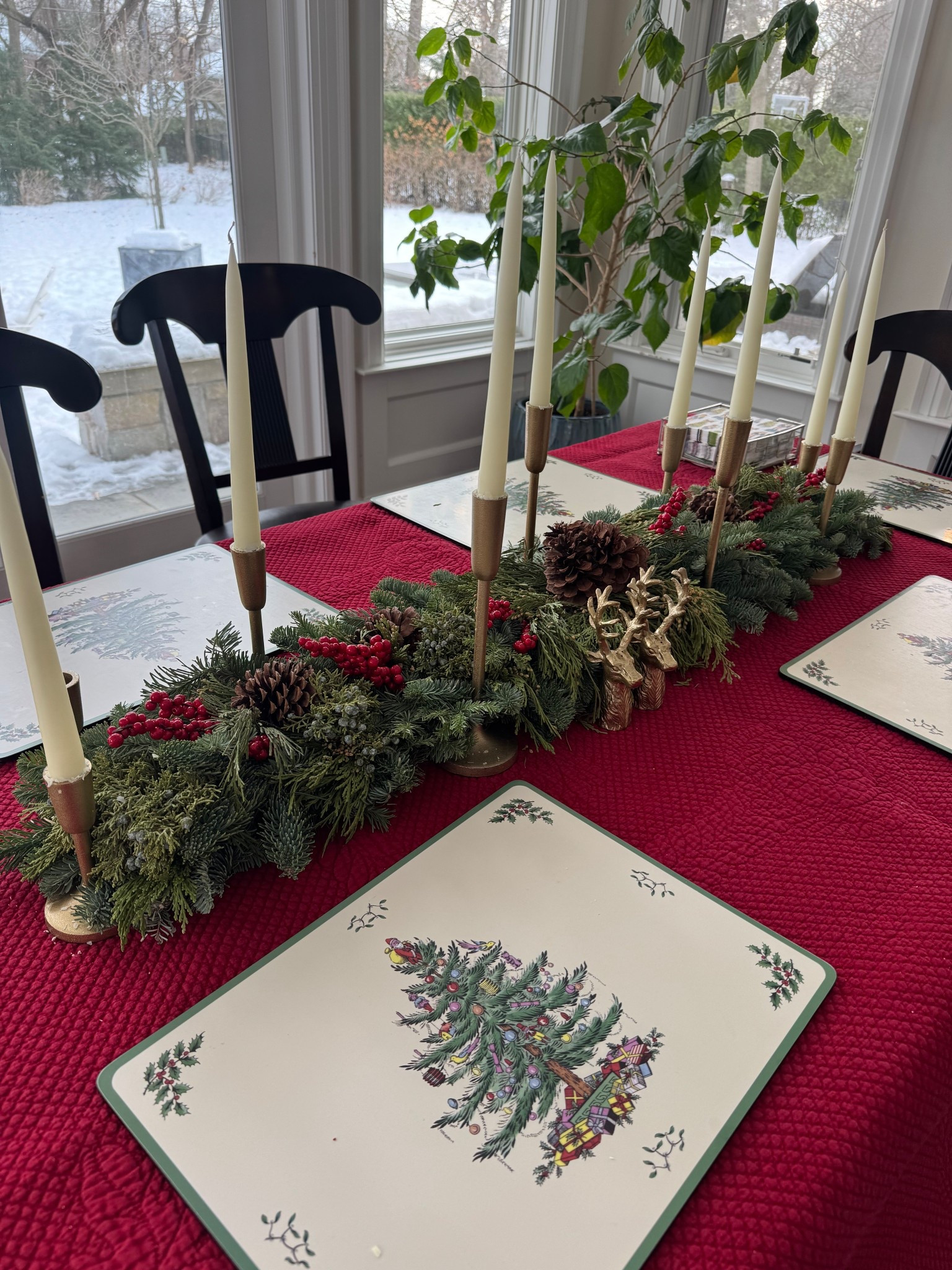 New table scape for my kitchen nook.