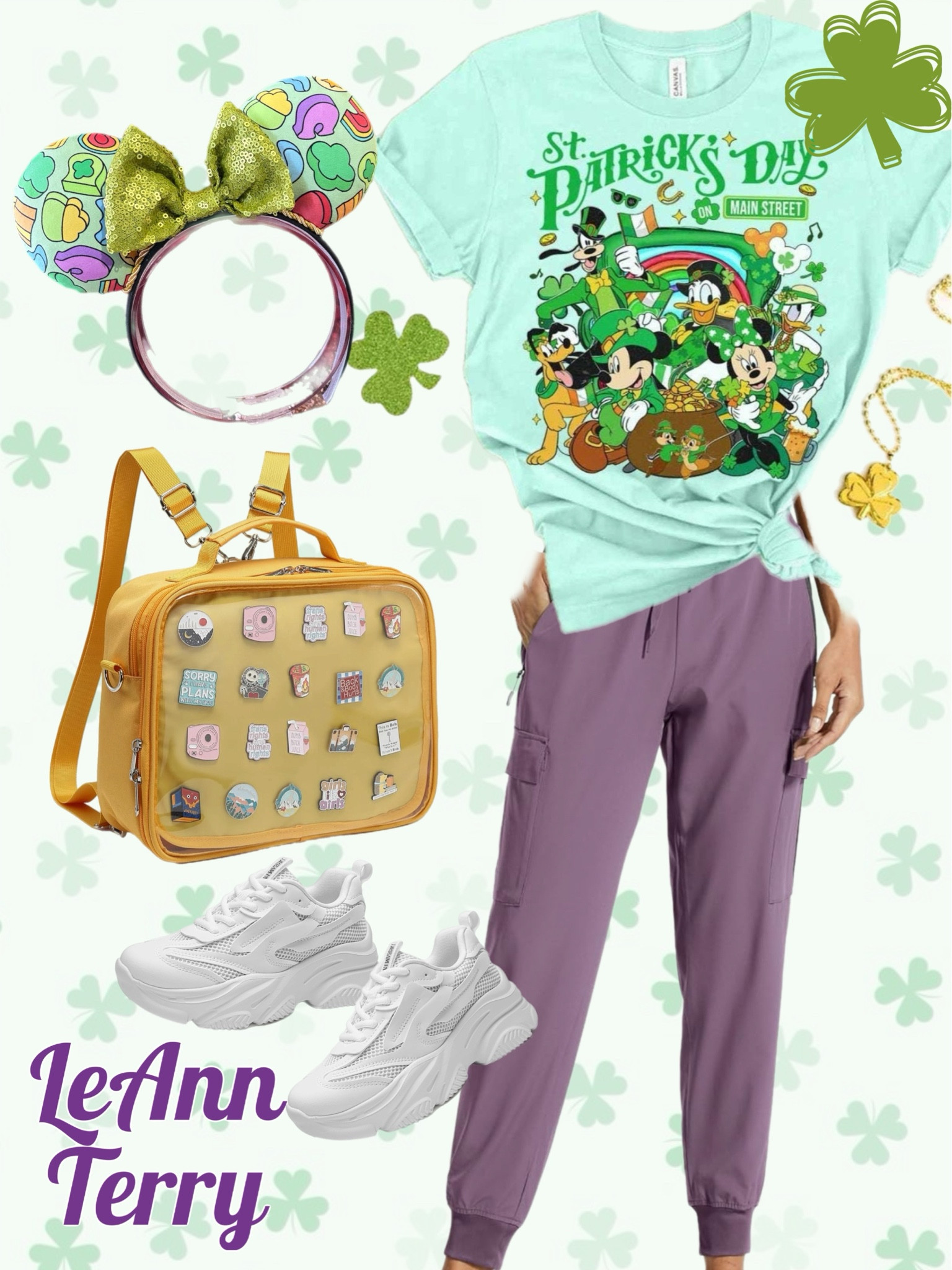 Celebrating St. Patrick’s Day with a touch of Disney magic! 🍀💚 From the vibrant greens to the festive vibes, this look brings all the charm and fun of the season. ✨ #StPatricksDay #DisneyMagic #LuckyCharm #DisneyStyle #GreenAndGold #DisneyVibes #MagicalMoments #StPatricksDayOutfit #DisneyLove #LuckOfTheIrish