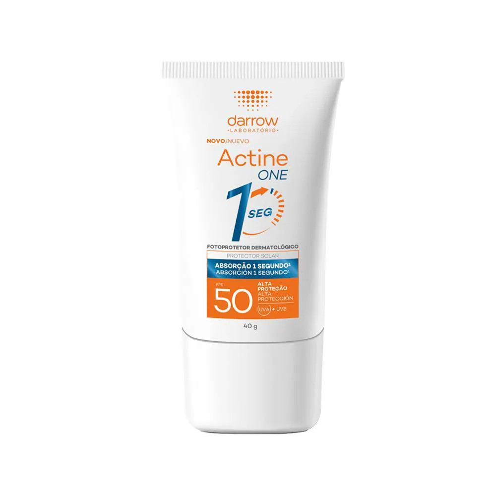 Darrow Actine One Protetor Solar Facial Fps 50 Sem Cor 40G | DrogaRaia (BR)