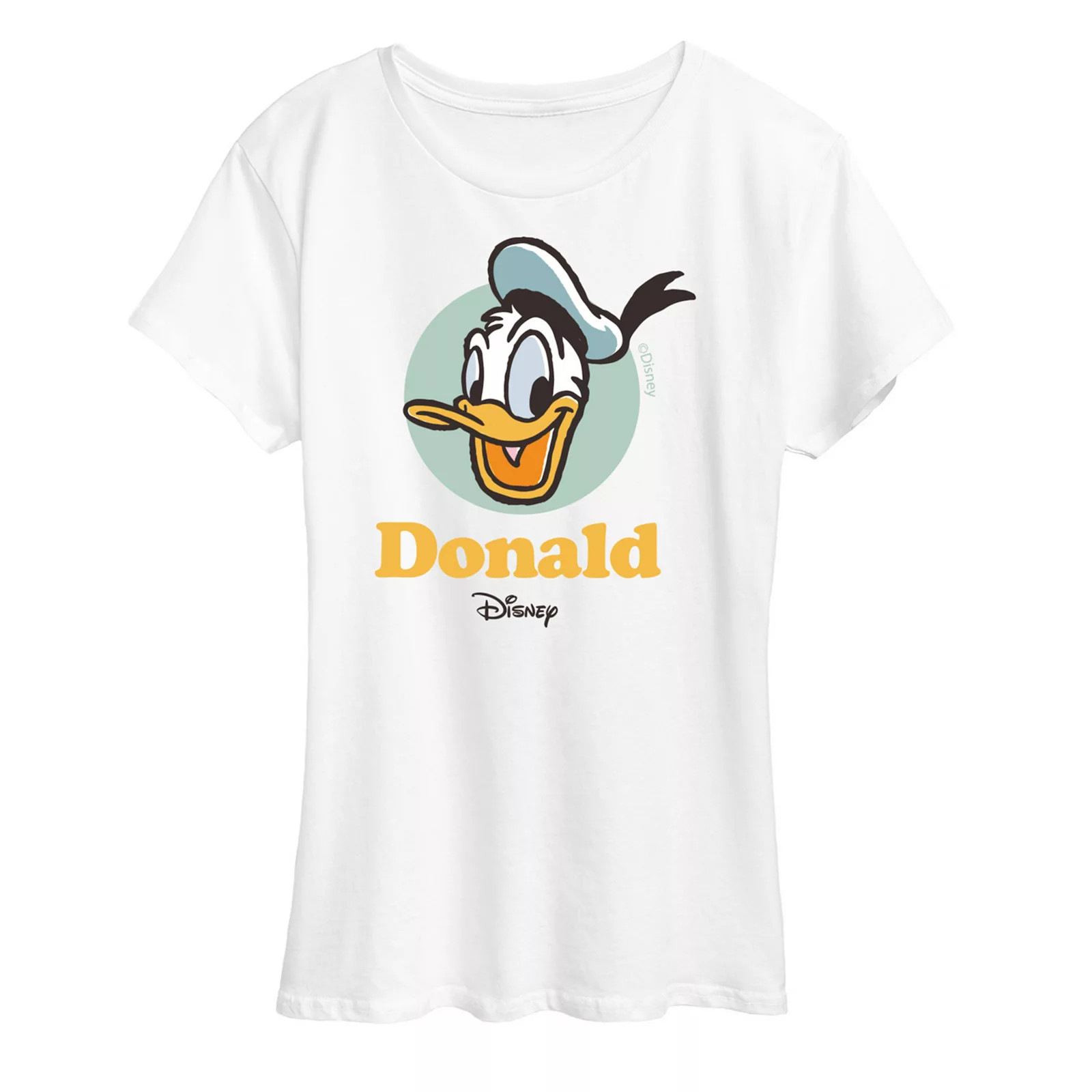 Disney's Donald Duck Women's Graphic Tee, Size: Small, White | Kohl's
