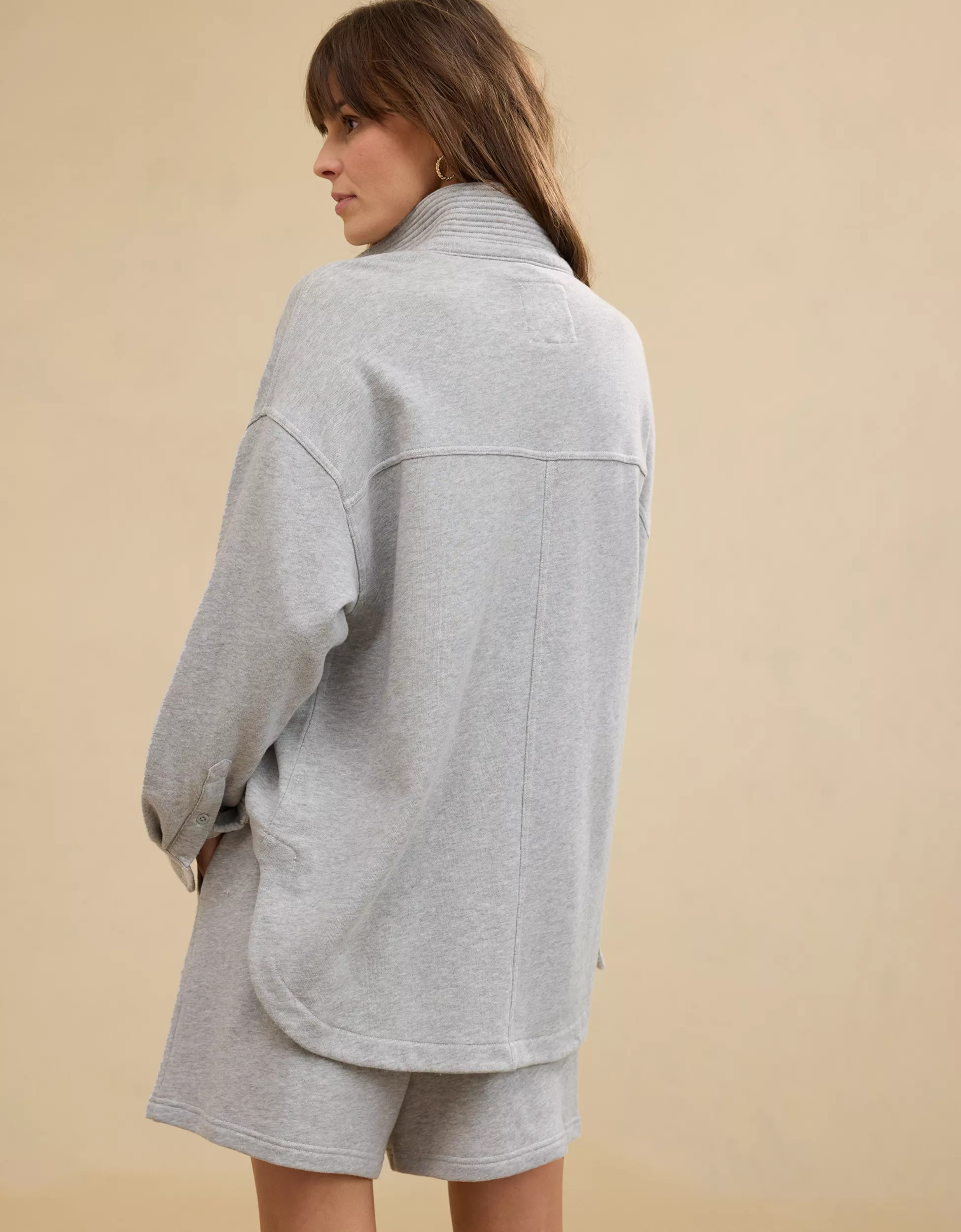 Aerie Popover Polo Sweatshirt | American Eagle Outfitters (US & CA)