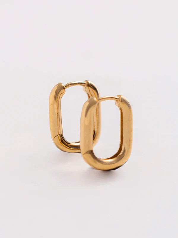 Emily Small Paperclip Hoops | Narrative Jewelry