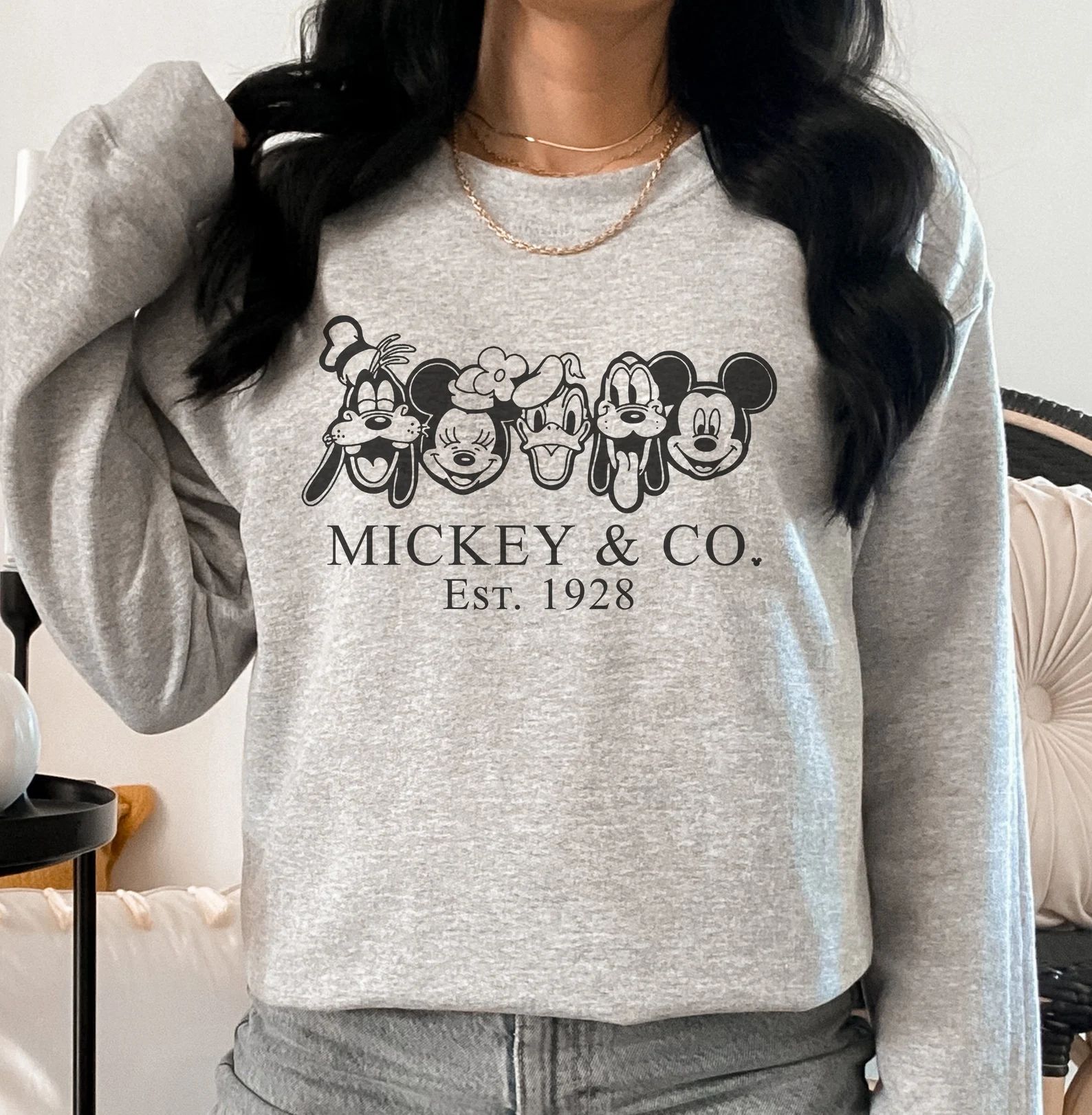 Mickey & Co Sweatshirt Disney Sweatshirt Disney Shirts - Etsy | Etsy (US)