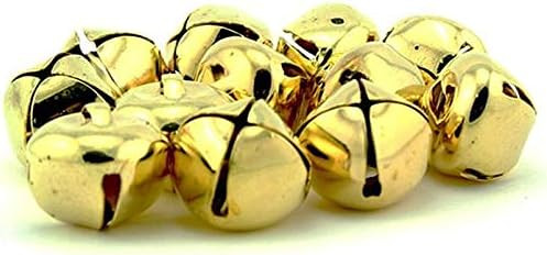 1.5 Inch 36mm Extra Large Giant Jumbo Craft Gold Jingle Bells 2 Pieces | Amazon (US)