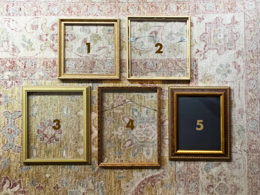 Vintage Frame Gold Frame 10x10 Frame Wood Frame 8x10 Frame Art Frame 10x13 Frame Old Frame for Wa... | Etsy (US)