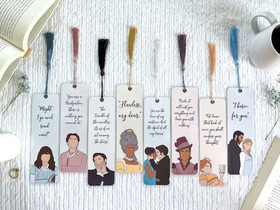 Regency Bookmark Collection  Handmade Bookmarks  Individual | Etsy | Etsy (US)