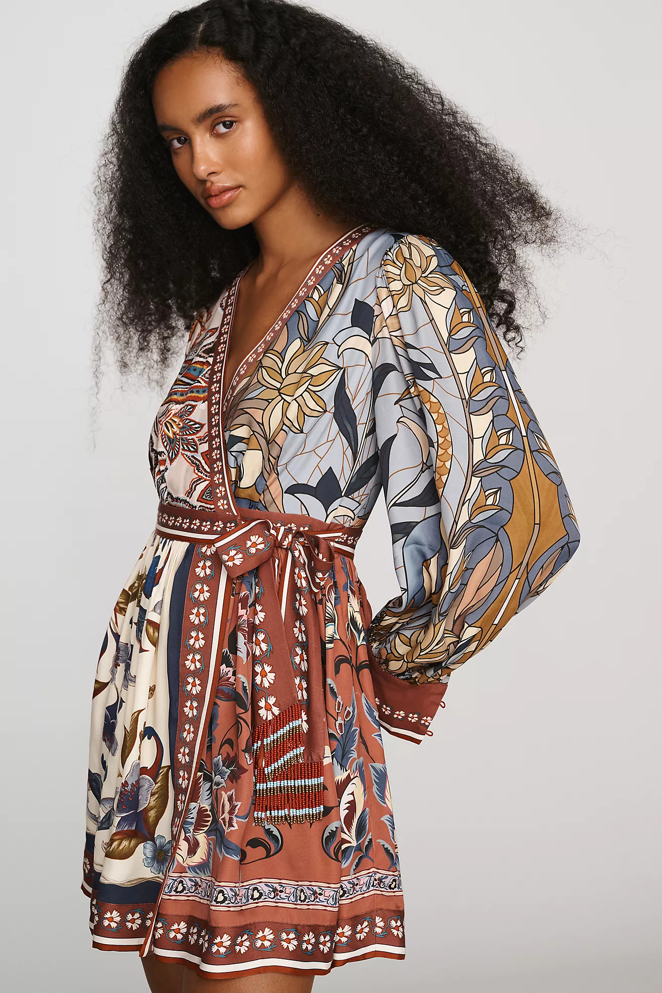 Farm Rio Stained Glass Shirt Dress | Anthropologie (US)