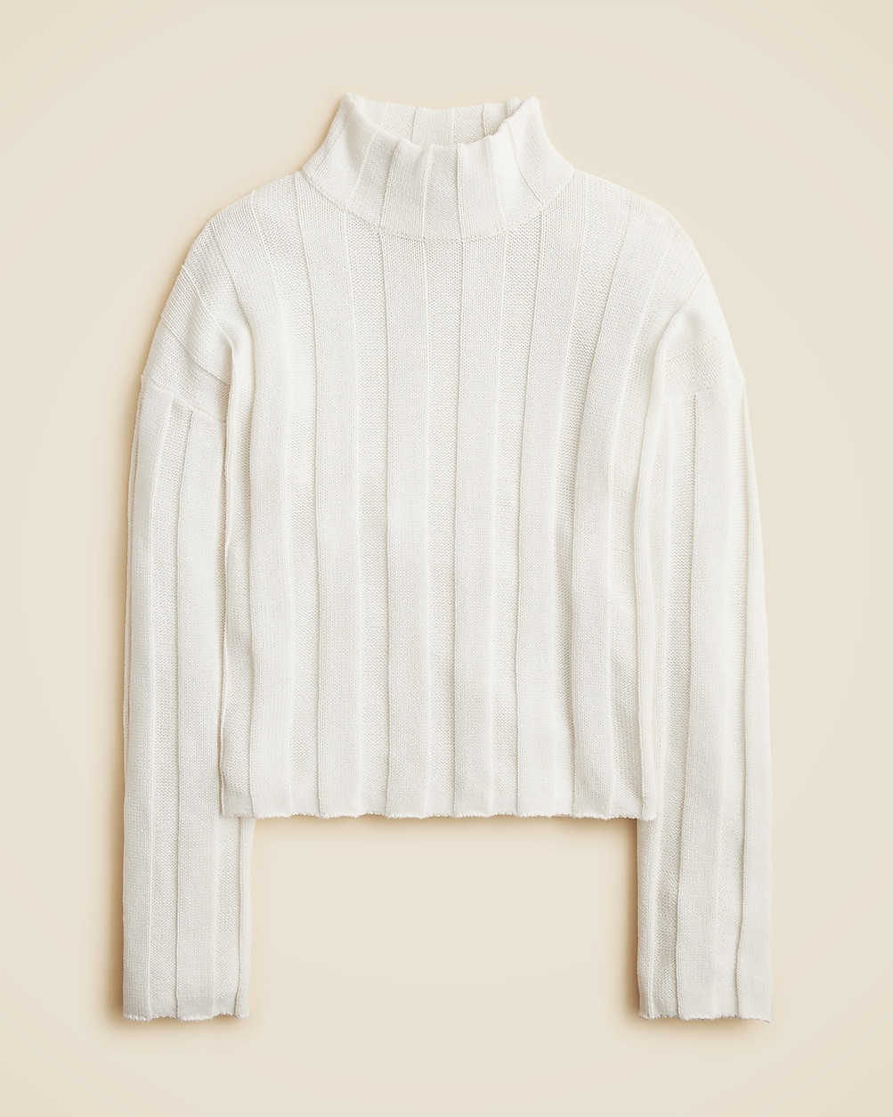 Ribbed mockneck sweater | J. Crew US