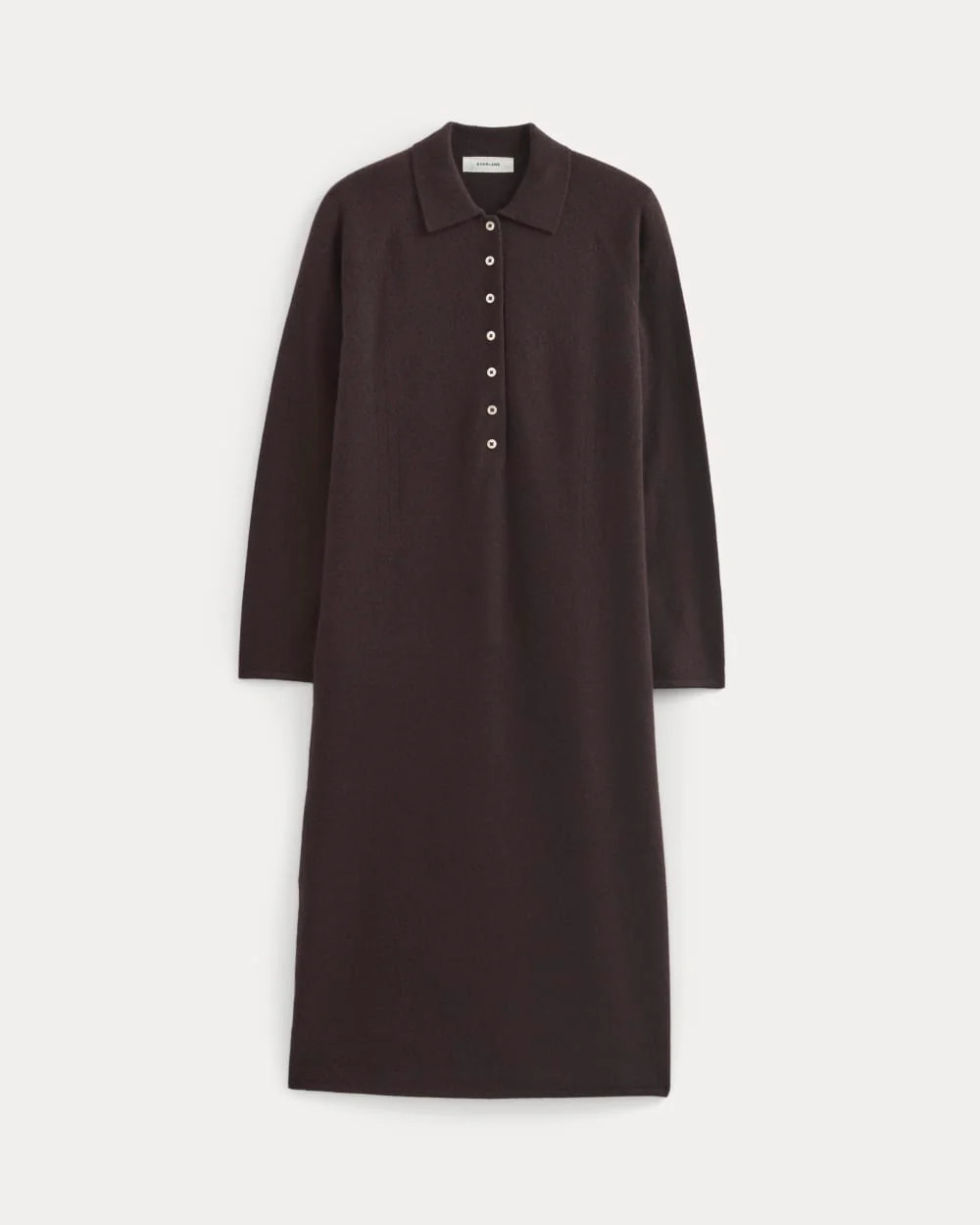 Cashmere Polo Midi Dress | Dark Chocolate | Everlane