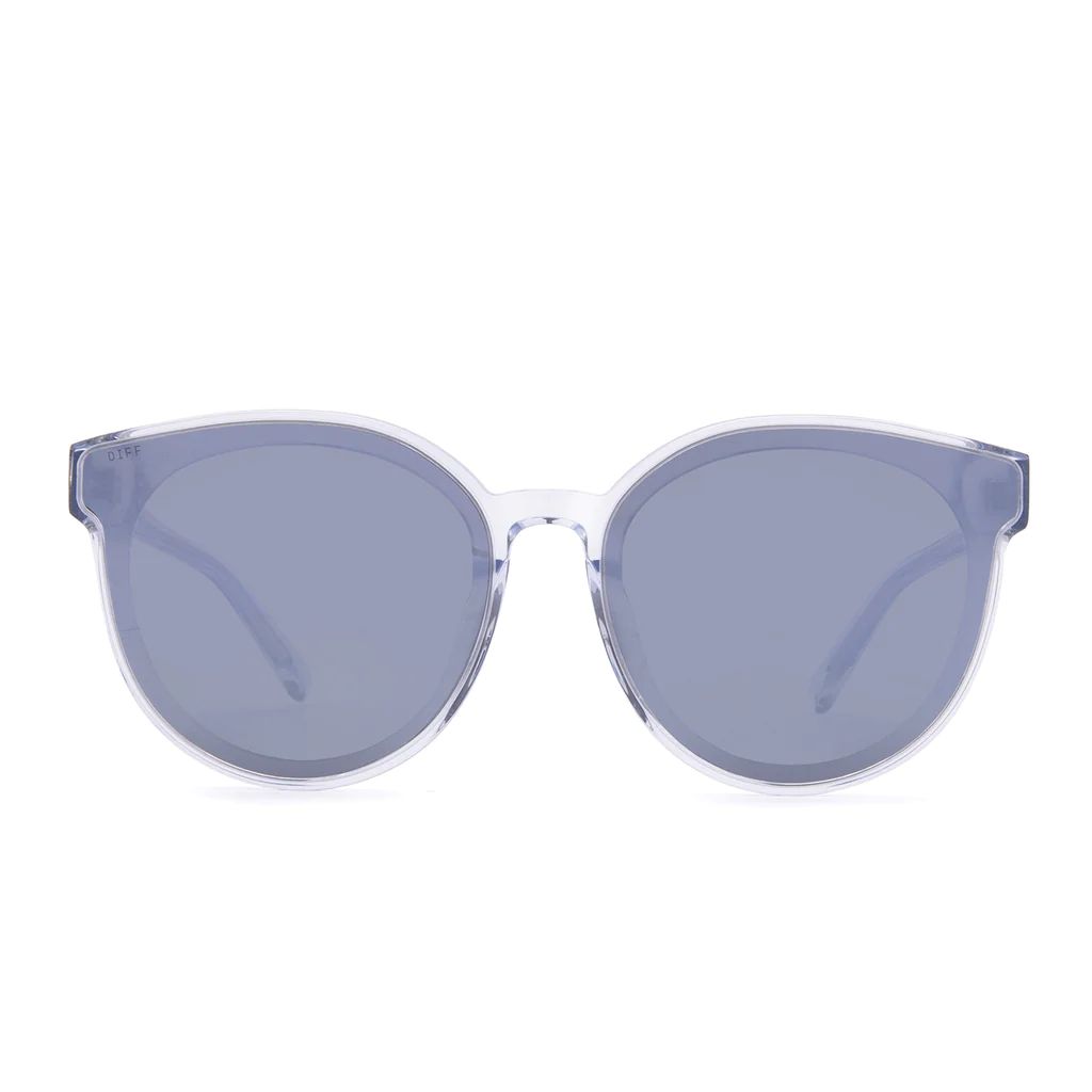 clear crystal   grey mirror | DIFF Eyewear