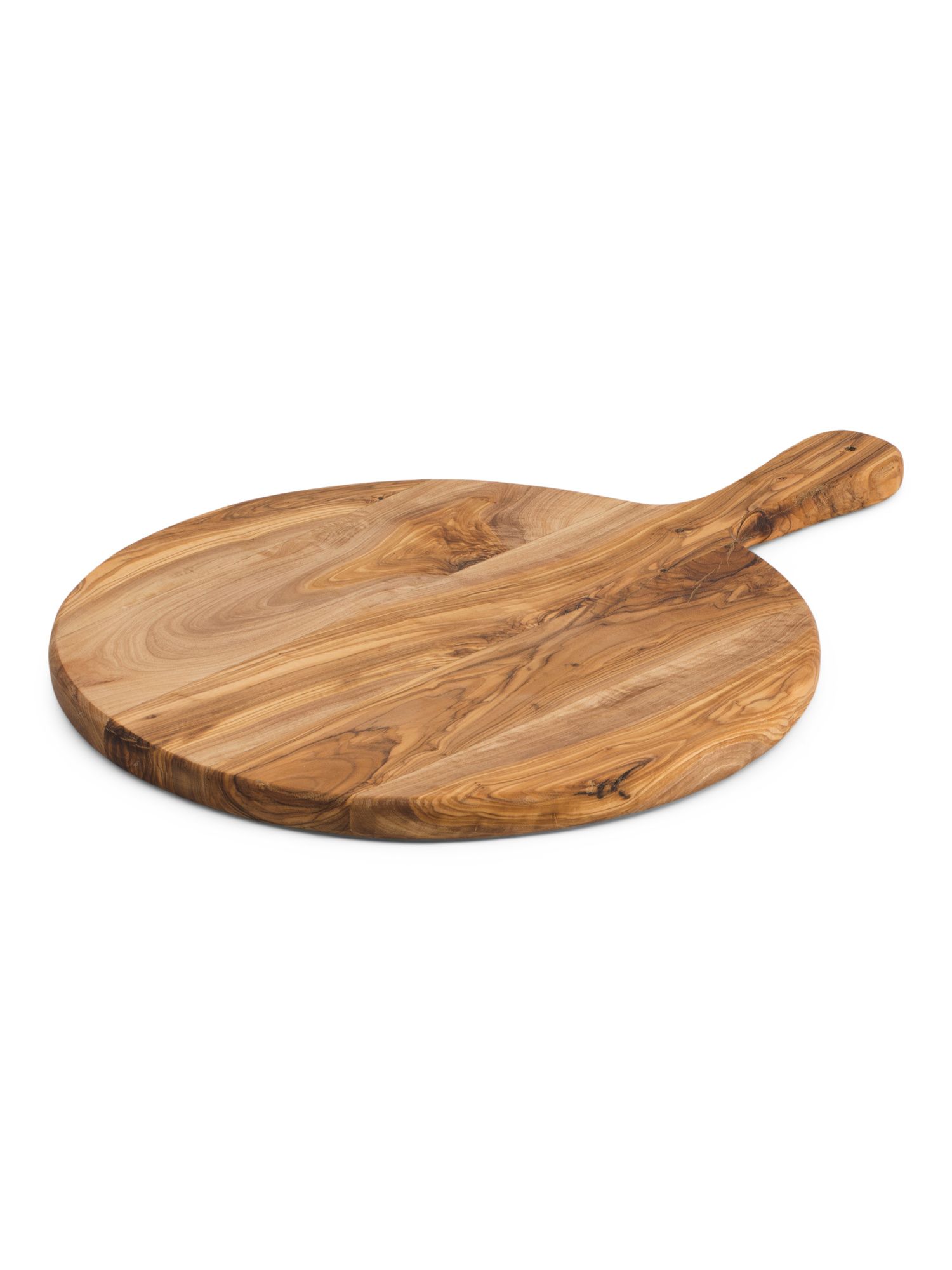 Made In Italy 15in Round Olive Wood Cutting Board | TJ Maxx
