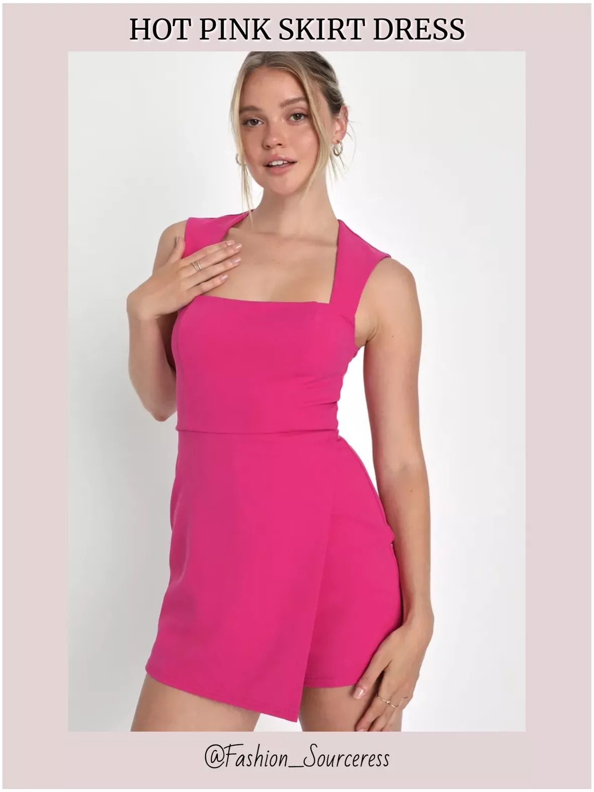 Leisurely Weekend Hot Pink Strappy Backless Romper