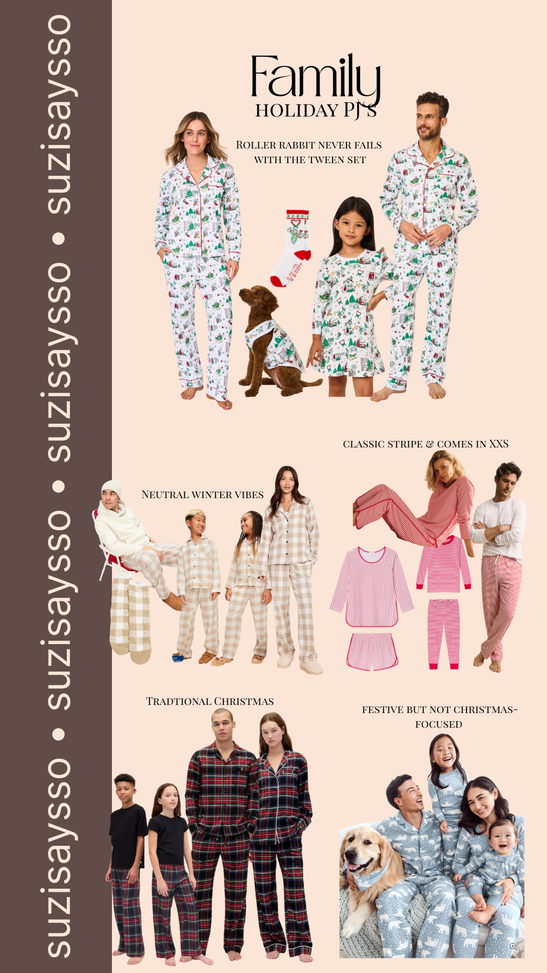 🎄 Family Holiday PJs 🎄
Matching family pajamas that everyone (yes, even the dog) will love! From classic plaids to neutral winter vibes and festive-but-not-too-Christmas options — these are cozy, cute, and perfect for holiday photos or lazy mornings by the tree.

Shop all my faves below ⬇️
 #FamilyPJs #MatchingPajamas #HolidayStyle #ChristmasPJs  

 #LTKGiftGuide #LTKHoliday #LTKFamily