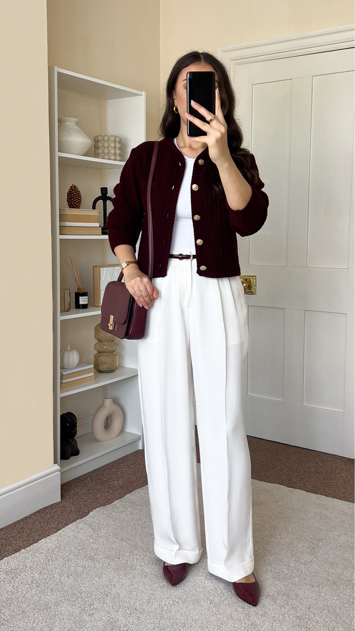 Smart casual transitional outfit. Trousers are Lily Silk, wearing size UK10. Cardigan is H&M, wearing size S.

#LTKstyletip #LTKuk #LTKautumn
