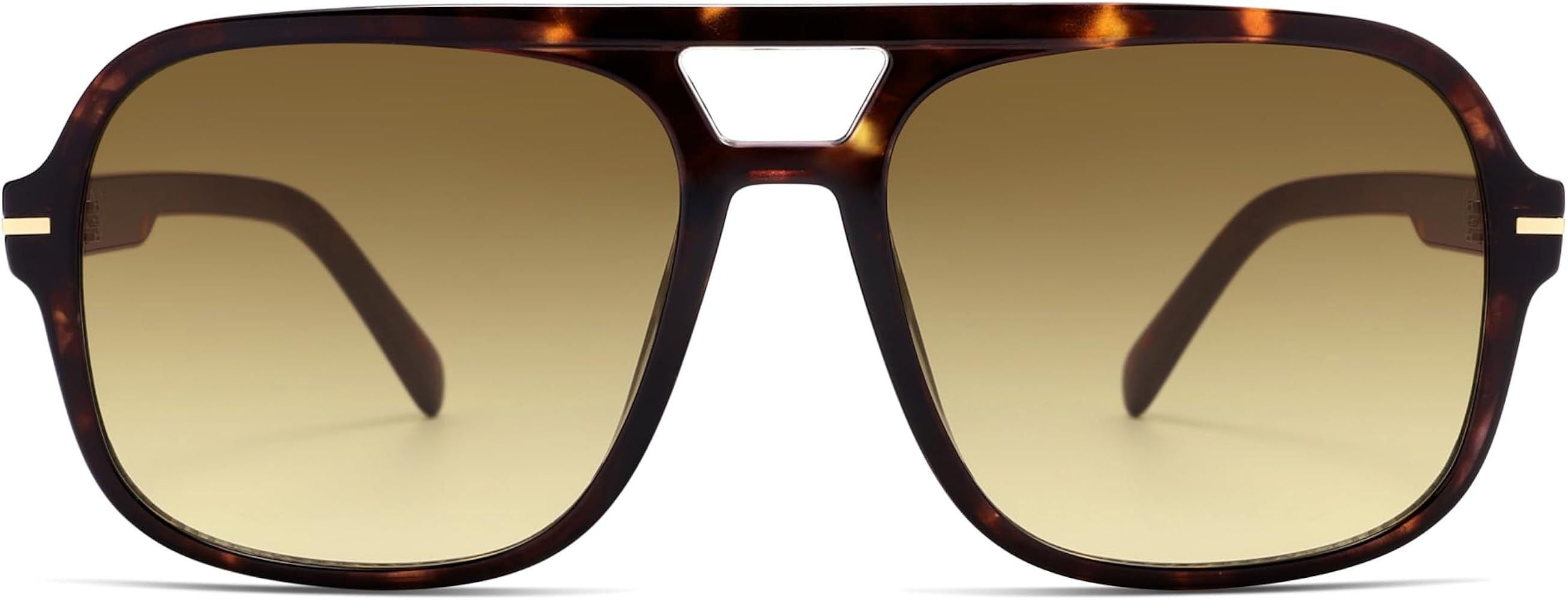 HERJOUR Retro Trendy Square Aviator Sunglasses Womens Mens 70s Classic Vintage Oversized Sun Glas... | Amazon (US)