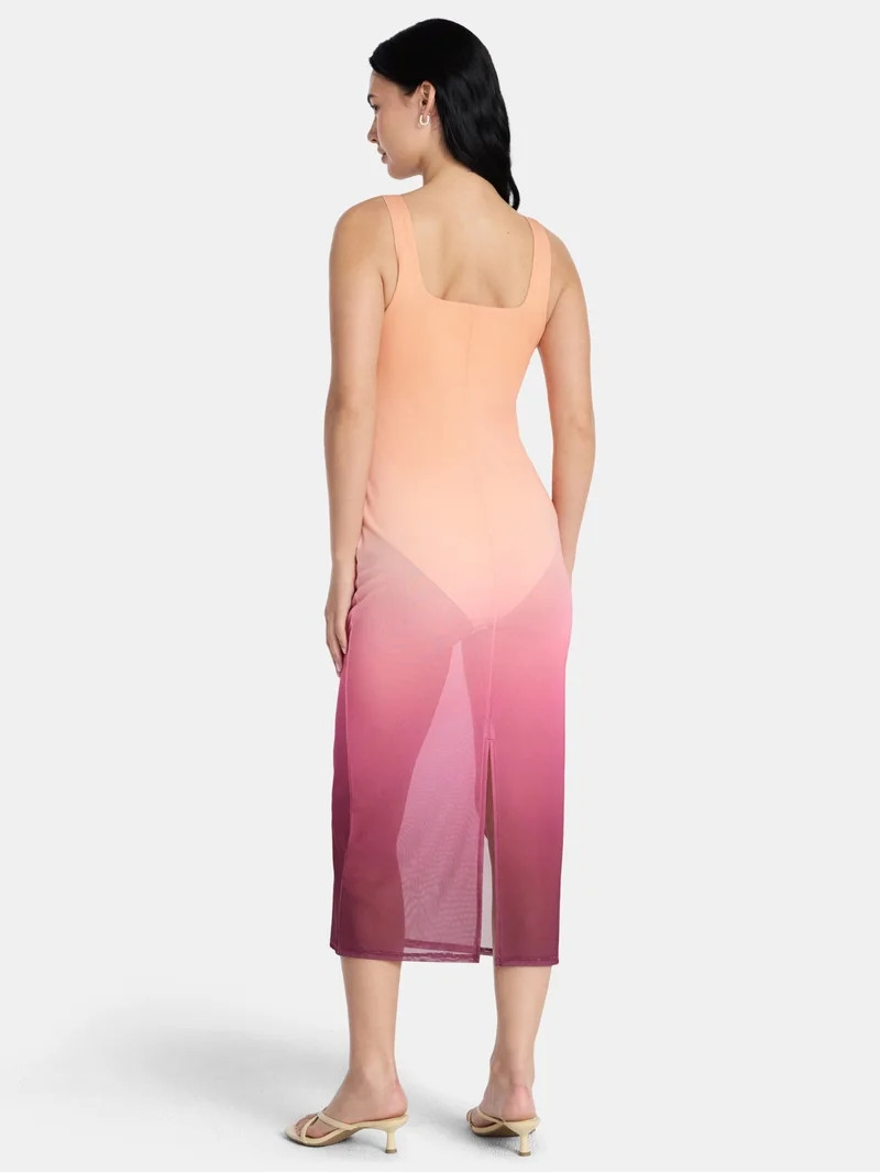 Madden NYC Women\u2019s Mesh Midi Dress, Sizes XXS-XXL | Walmart (US)