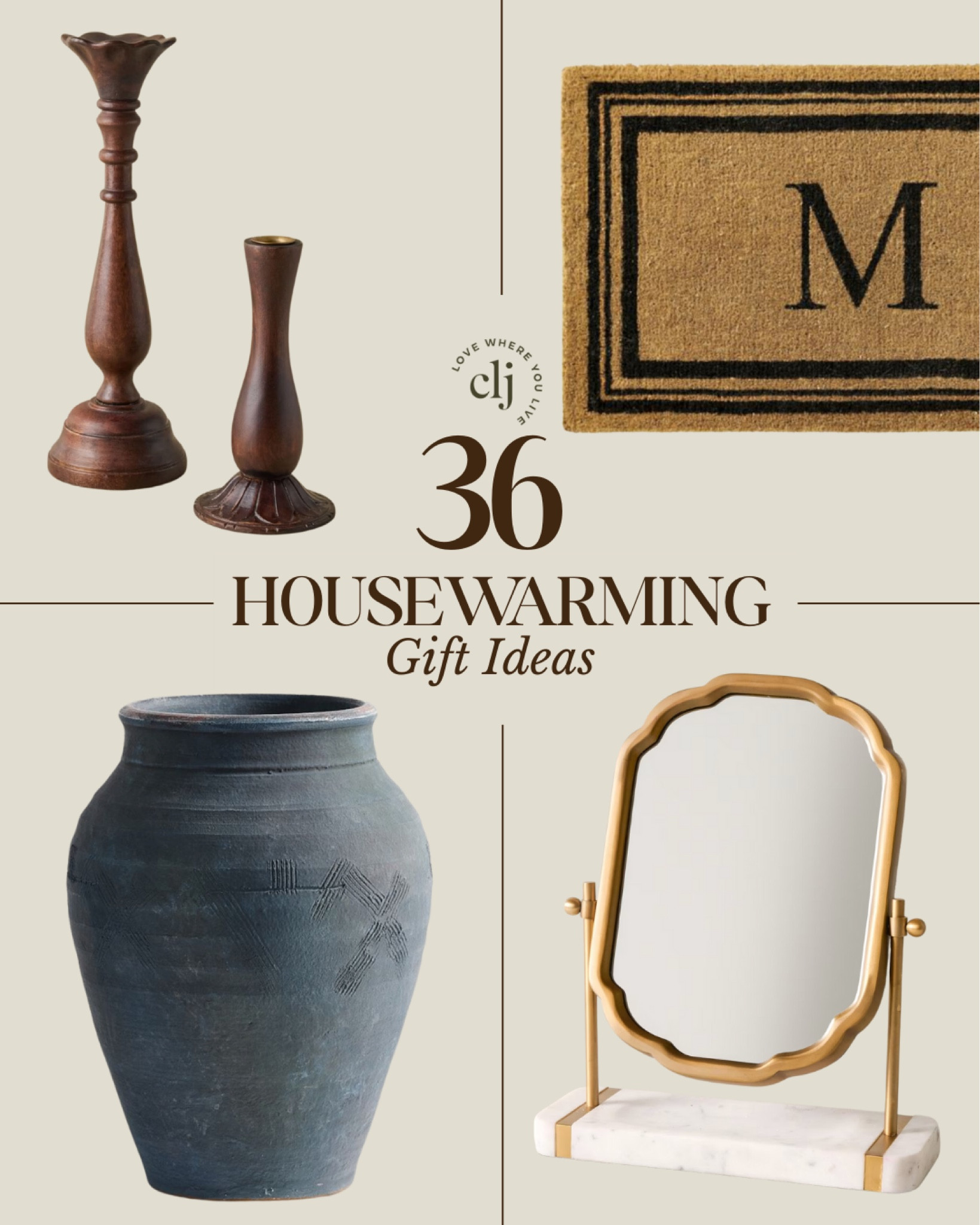 The CLJ Housewarming guide - page 1 🖤 see our LTK collection or ChrisLovesJulia.com for the full guide of housewarming gifts

#LTKFindsUnder50 #LTKFindsUnder100 #LTKHome