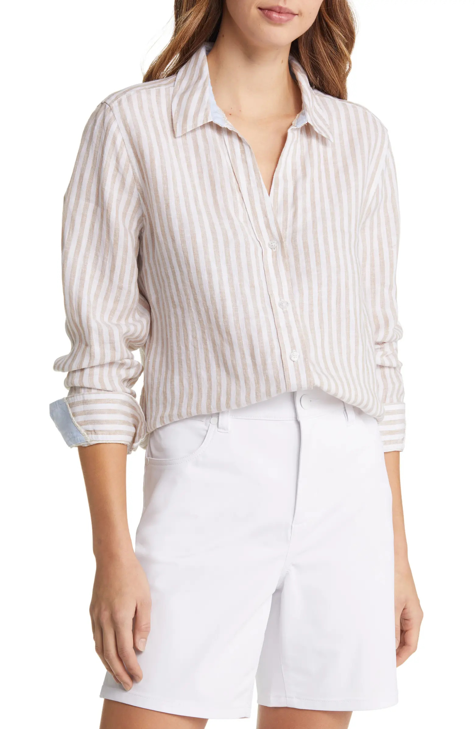 Tommy Bahama Cabana Stripe Button-Up Shirt | Nordstrom | Nordstrom