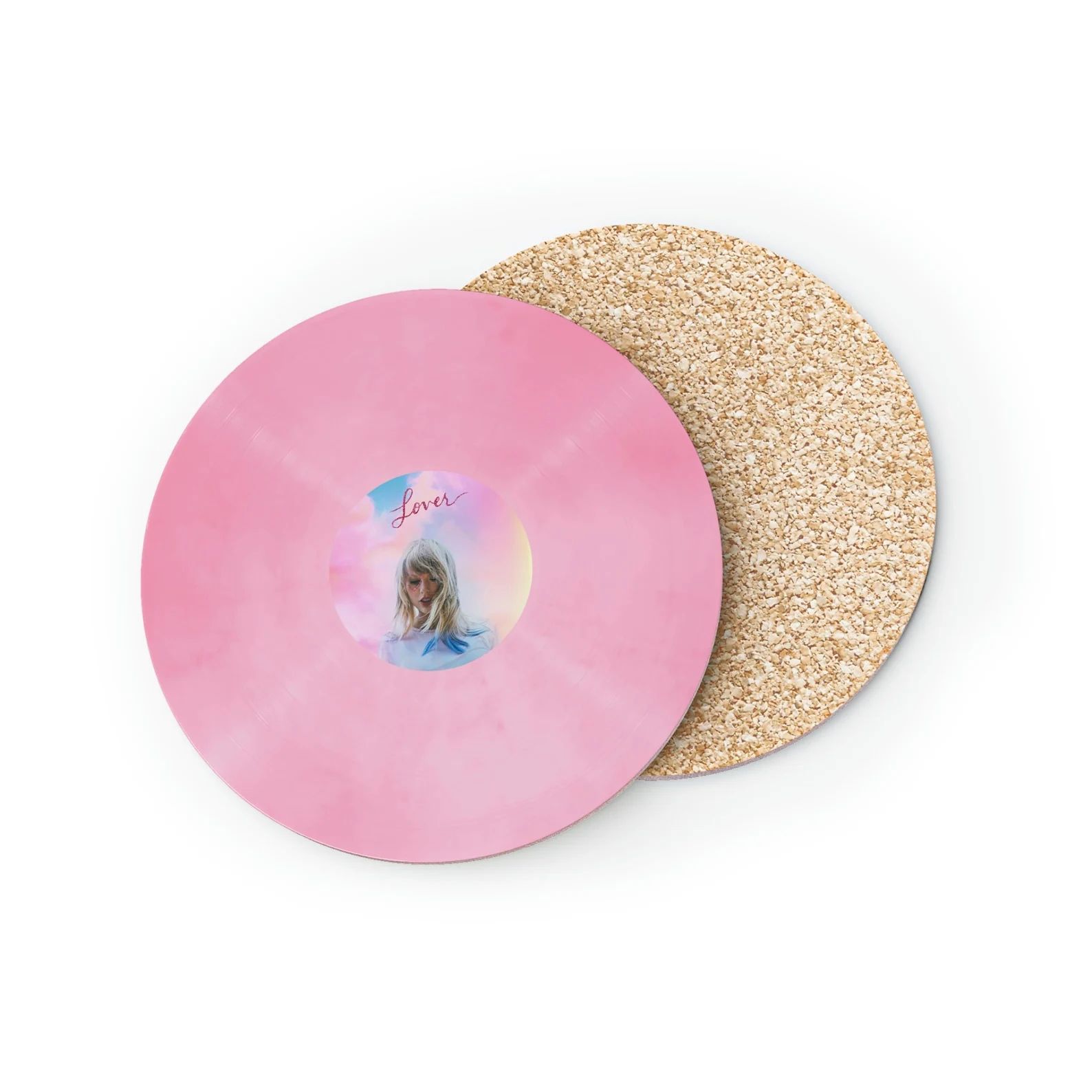Taylor Swift Lover Album Pink Vinyl Coaster Lover Merch the - Etsy | Etsy (US)