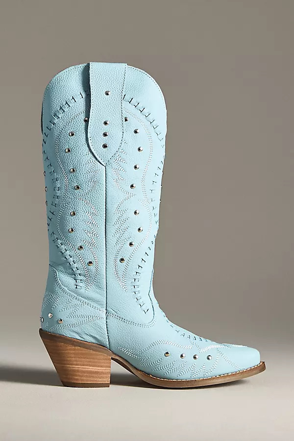 Pretty 'N Pink Embellished Western Boots | Anthropologie (US)