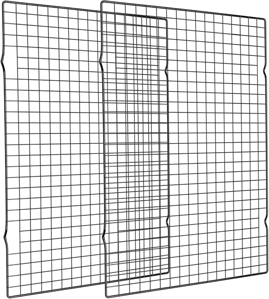 Briout Cooling Rack for Baking, 2-Pack 16x10 Inches Baking Rack, Thick Wire Cookie Rack for Cooki... | Amazon (US)