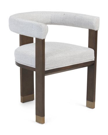 Dexter Bolter Upholstered Curved Back Dining Chair | TJ Maxx