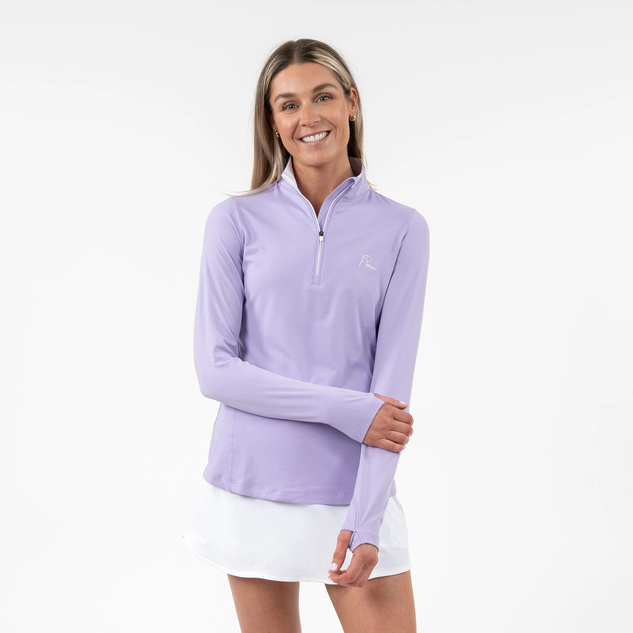 The Heather Performance Q-Zip | RHOBACK