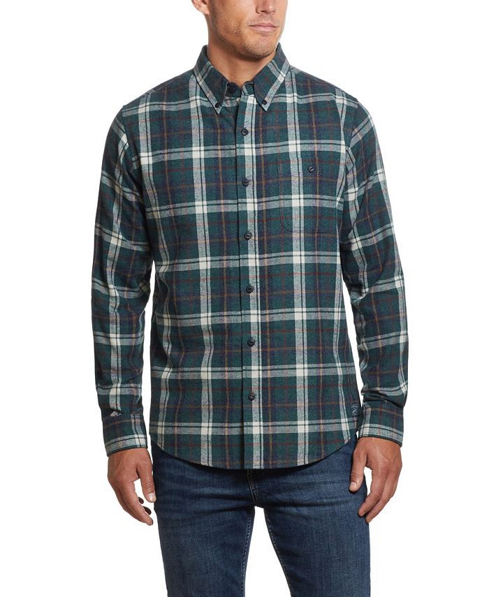 Weatherproof Vintage Men's Tartan Plaid Flannel Shirt & Reviews - Casual Button-Down Shirts - Men... | Macys (US)