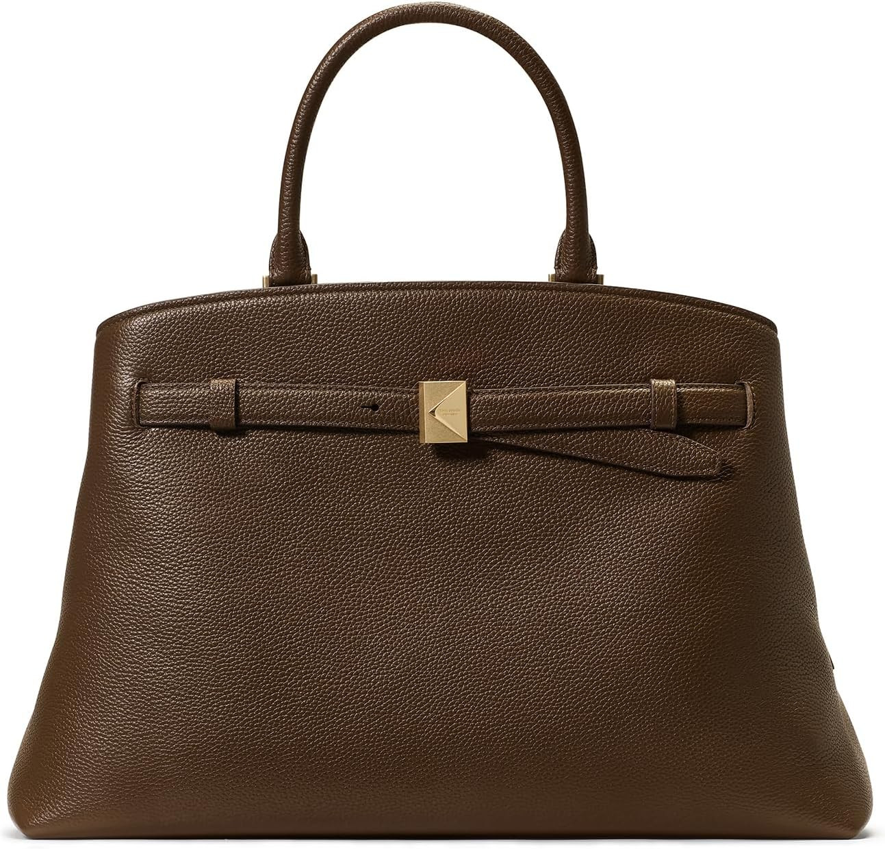 kate spade new york Women's Deco Pebbled Leather Satchel | Amazon (US)
