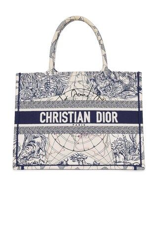 FWRD Renew Dior Book Tote Bag in Blue from Revolve.com | Revolve Clothing (Global)