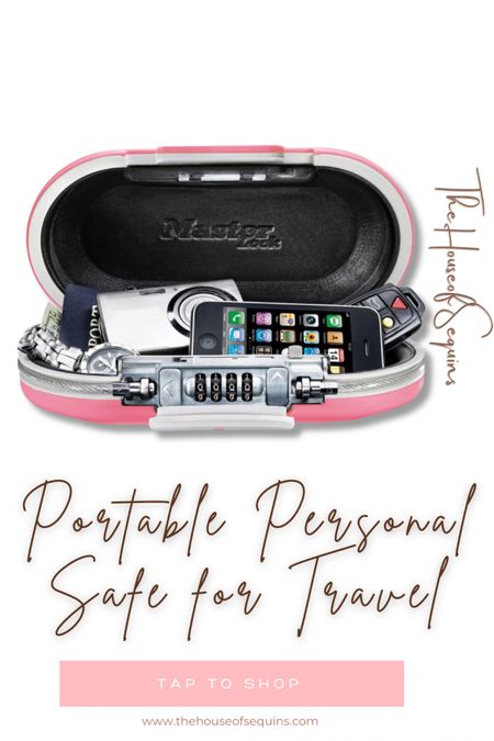 Portable personal safe for travel, beach chair lockbox, travel safe, portable safe, Amazon summer favorites, vacation, summer, beach, pool, life hacks,  must-haves, home finds, amazon home finds, Amazon finds, Walmart finds, amazon must haves #thehouseofsequins #houseofsequins #amazon #walmart #amazonmusthaves #amazonfinds #walmartfinds  #amazon #lifehacks #vacation #beach #amazonvacation 