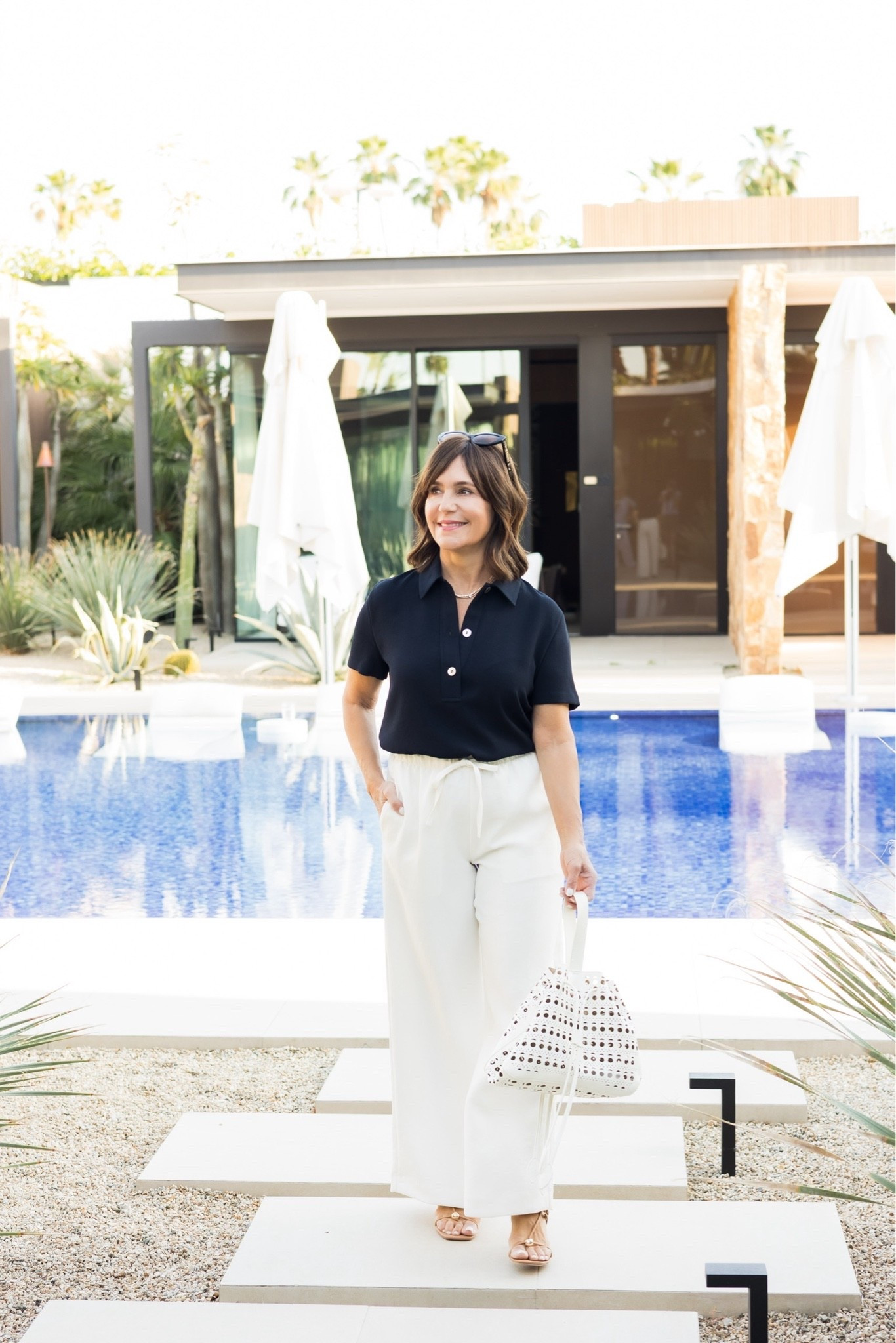 Two of this summer’s hottest trends are polo tops and breezy wide leg pants. I love wearing both (together and separate!) - they just feel so easy and comfortable, yet sophisticated and chic. 

These pants are one of my highest recommendations! If you don’t have a pair in your closet yet - trust me, you need one!! I’m wearing size small, short. But they also come in other lengths and colors (I own 3 plus a satin pair).

#LTKSeasonal #LTKOver40 #LTKootd