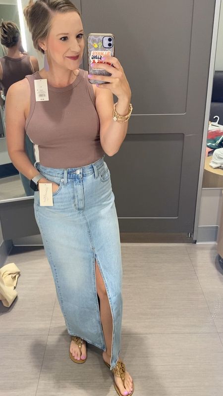 Let’s talk about the Target circle week sale!! You can save 30% off women’s clothing! Ribbed knit tank tops are on sale for only $5!! I also loved this denim skirt that came home with me!! On sale!! 

#LTKsalealert #LTKxTarget