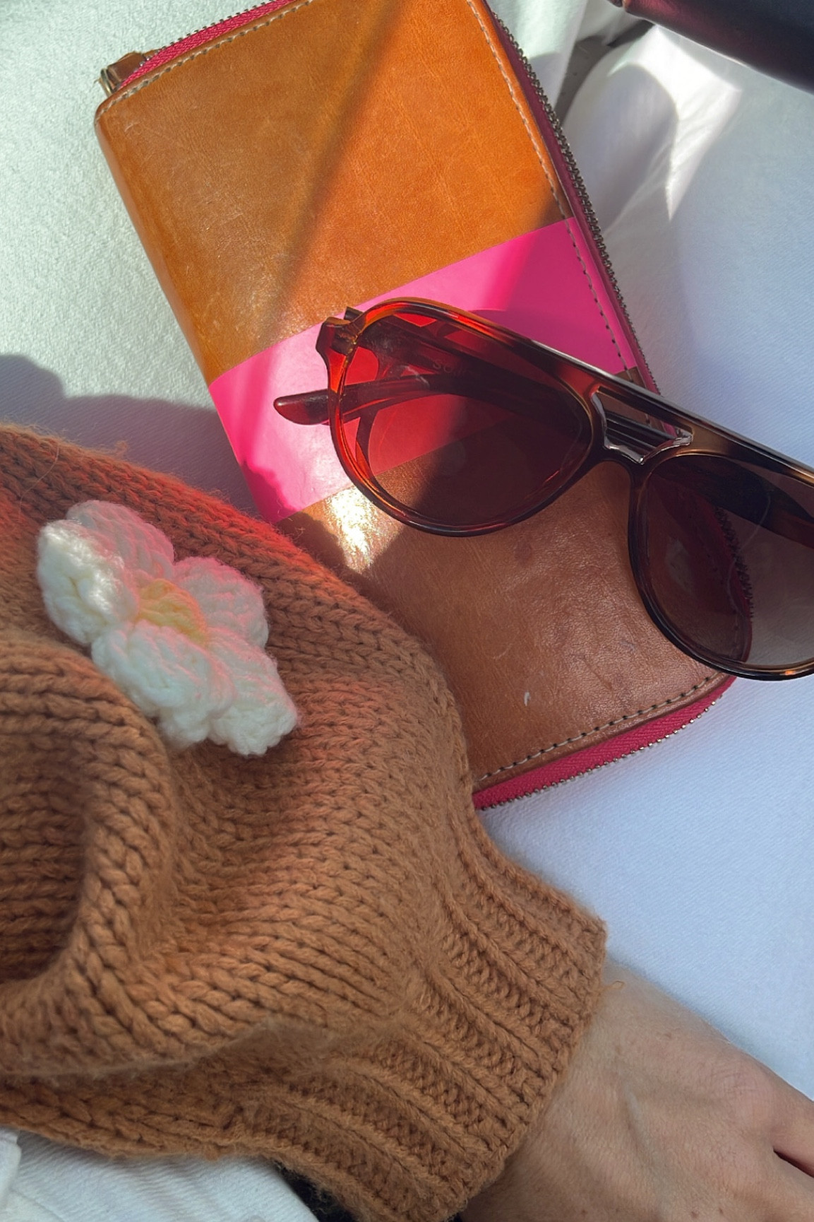 Fall white jeans, aviators, and a flower cardigan! In a small for the sweater

#LTKxMadewell #LTKSeasonal #LTKxPrime