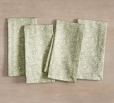 Julia Berolzheimer Flora Napkins - Set of 4 | Pottery Barn (US)