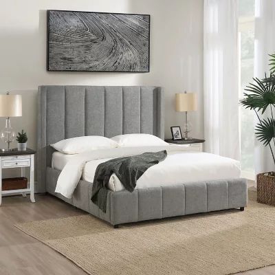 Member's Mark Harlow Upholstered Bed, Assorted Sizes & Colors | Sam's Club
