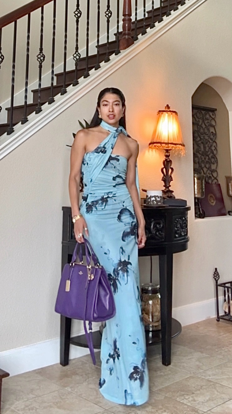THE most stunning Wedding Guest Dress I’ve seen in a while and you know I’ll be wearing it this summer 🩵

The stretchy fabric makes it comfortable and my favorite feature is the one shoulder neck scarf to create an elegant ensemble. 

IG @allanna_cuellar 


#LTKParties #LTKSeasonal #LTKTravel