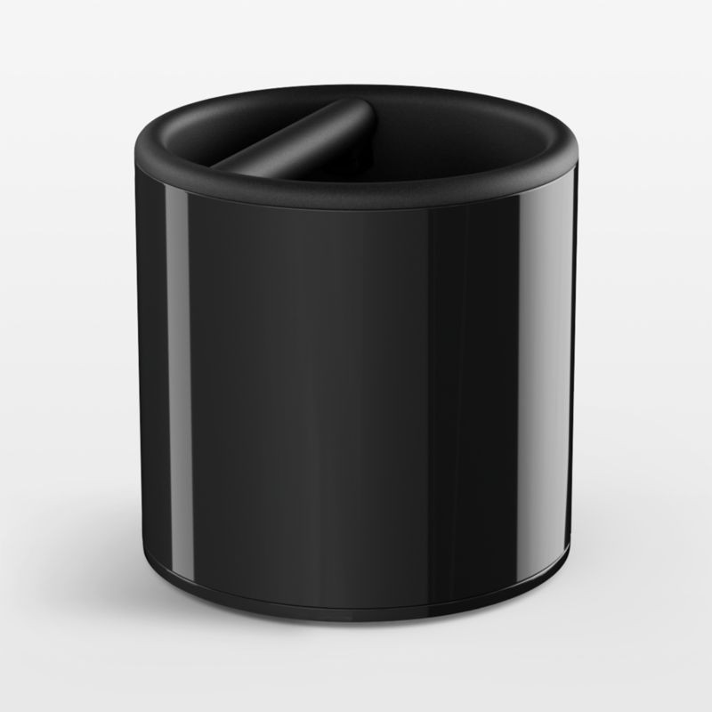 Fellow Knock Box in Matte Black | Crate & Barrel