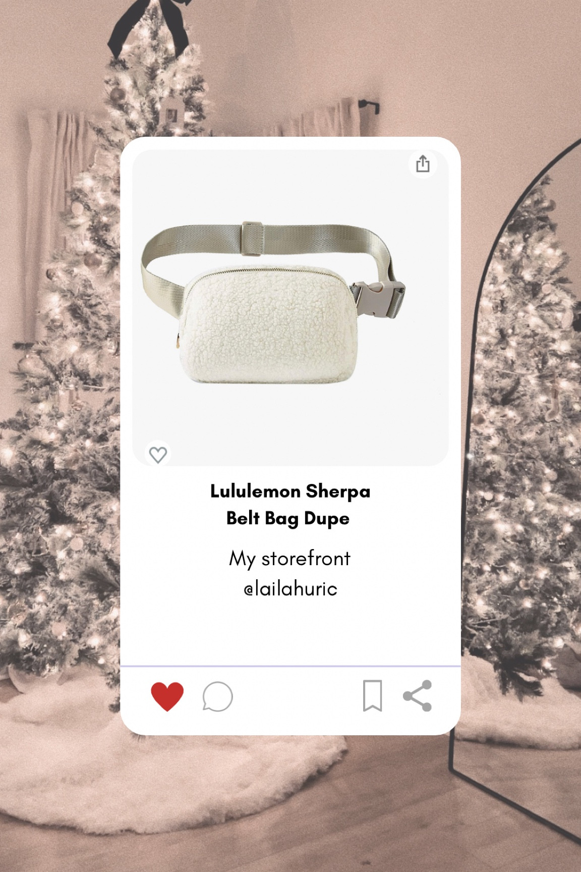 Cute bag for your winter essentials! 

#LTKSeasonal #LTKHoliday #LTKGiftGuide