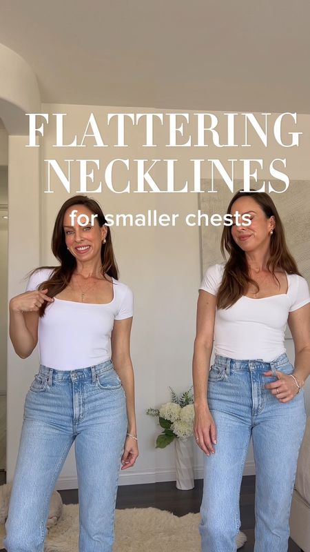 Wearing size S in all the tops

Are you part of the IBTC like me? Here are some necklines that flatter smaller chests and ones to avoid.

💛 Flattering Necklines: Sweetheart, asymmetrical, higher scoop necks

👎🏼 Necklines to Avoid: Square, portrait, deep scoop necks


#LTKFindsUnder50 #LTKStyleTip