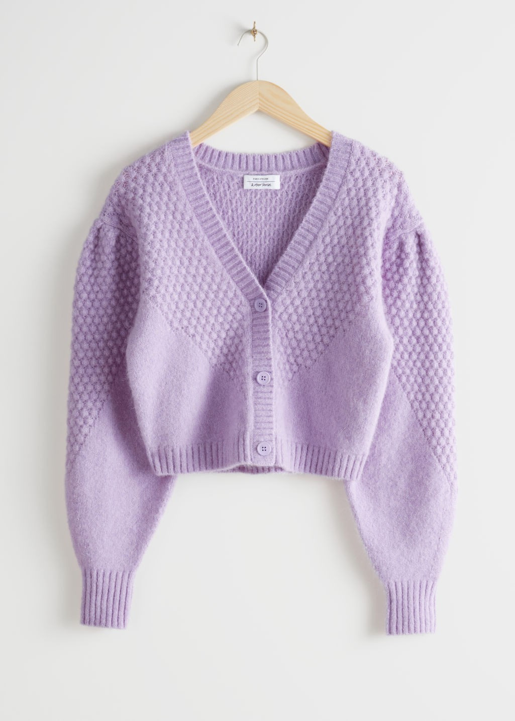 Waffle Knit Wool Blend Cardigan | & Other Stories (EU + UK)