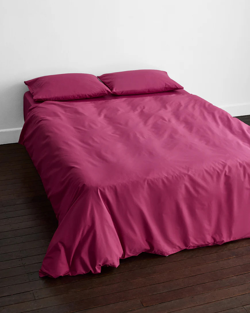Berry Organic Cotton Duvet Cover | Bed Threads UK
