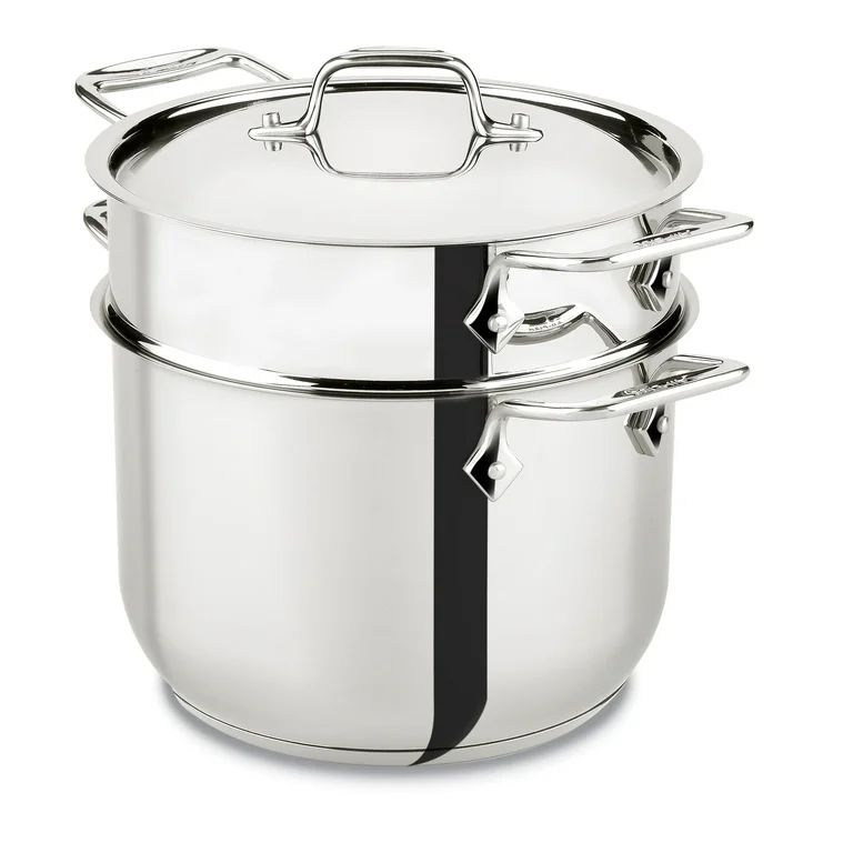 All-Clad Gourmet Accessories, Pasta Pot with Perforated Insert and lid, 6 quart | Walmart (US)