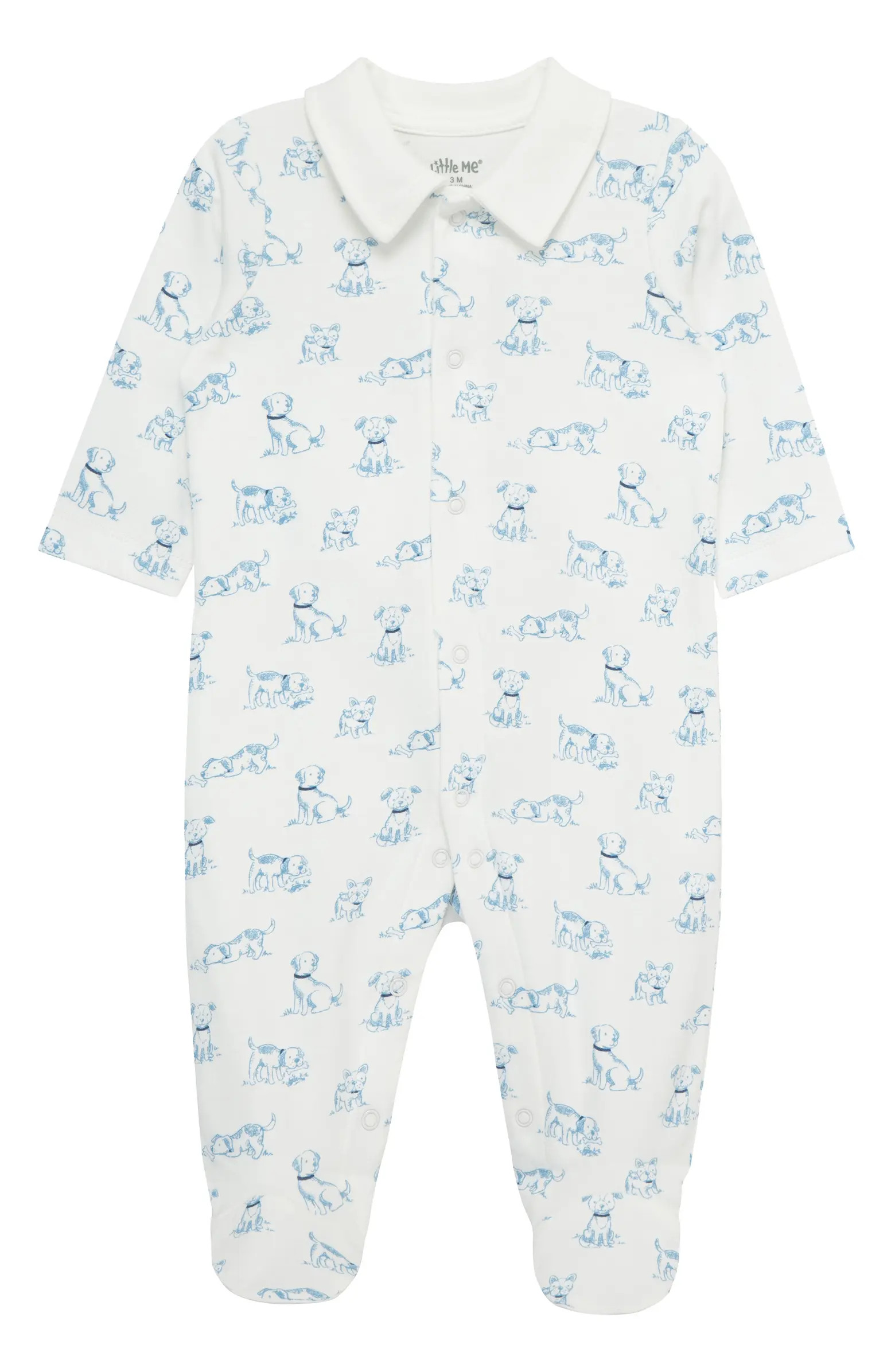 Puppy Pima Cotton Footie | Nordstrom Rack