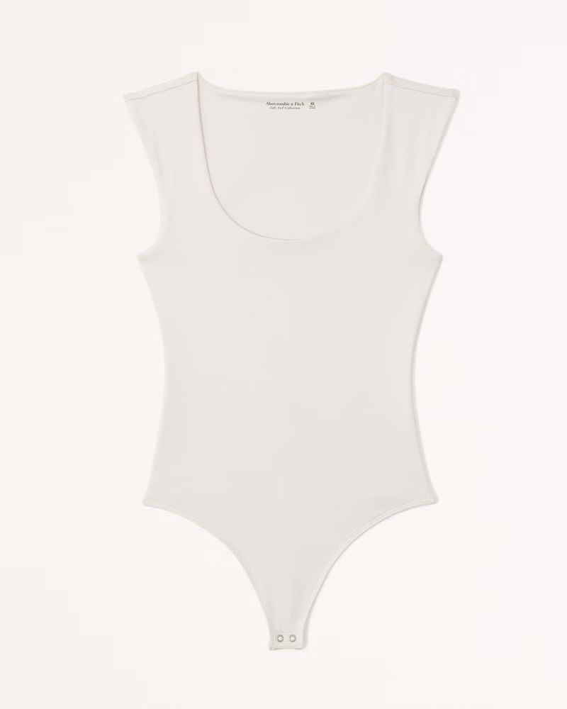 Women's Sleek Seamless Fabric Cap Sleeve Bodysuit | Women's Tops | Abercrombie.com | Abercrombie & Fitch (US)