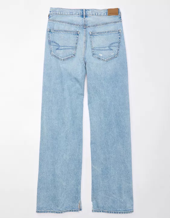 AE Dreamy Drape Super High-Waisted Baggy Wide-Leg Jean | American Eagle Outfitters (US & CA)