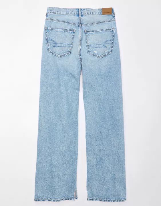 AE Dreamy Drape Super High-Waisted Baggy Wide-Leg Jean | American Eagle Outfitters (US & CA)