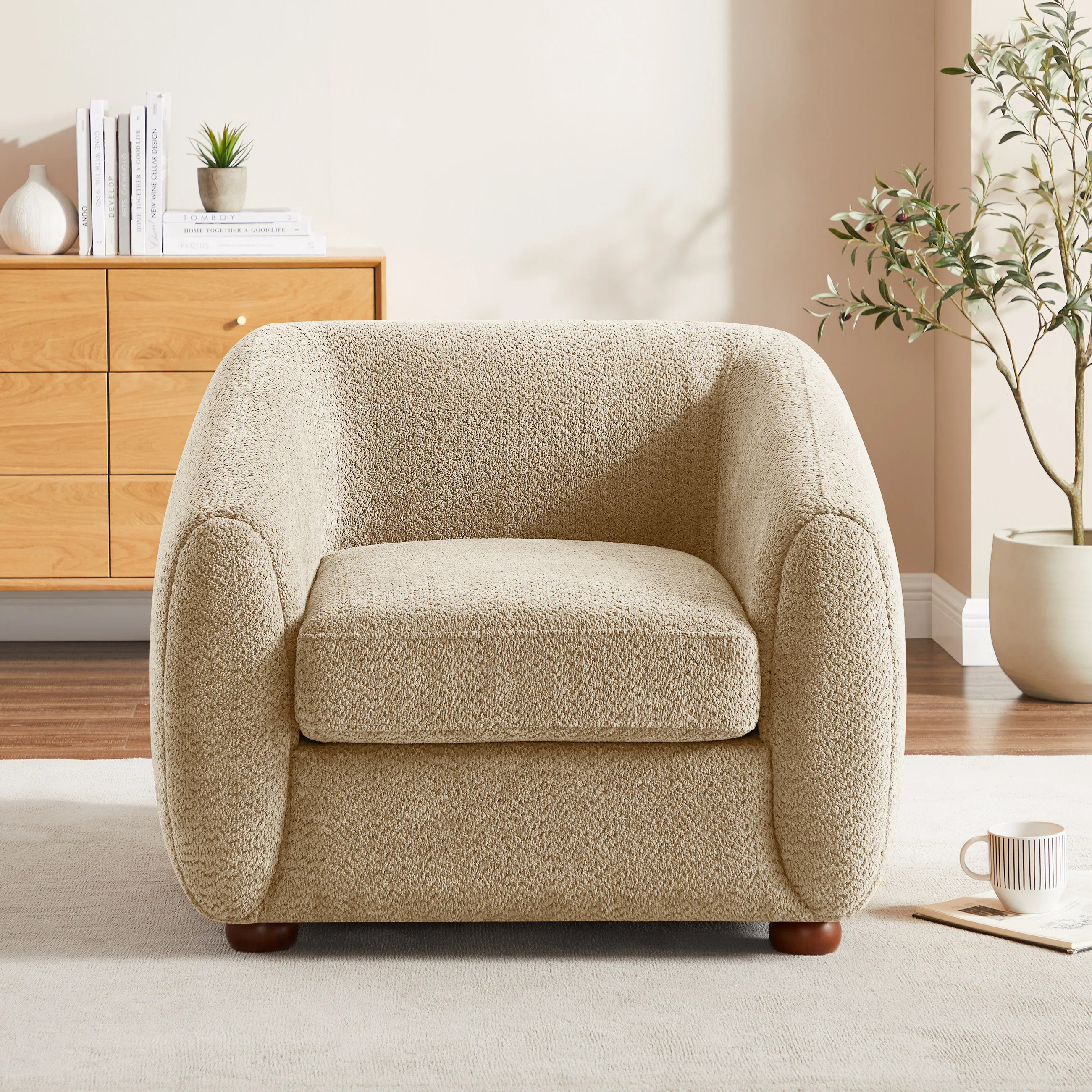 36.6 inch Upholstered Armchair | Wayfair North America