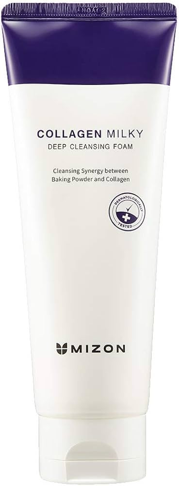 MIZON Collagen Milky Deep Cleansing Foam, Collagen, Baking Powder, No Irritation, No Dryness, Ela... | Amazon (US)