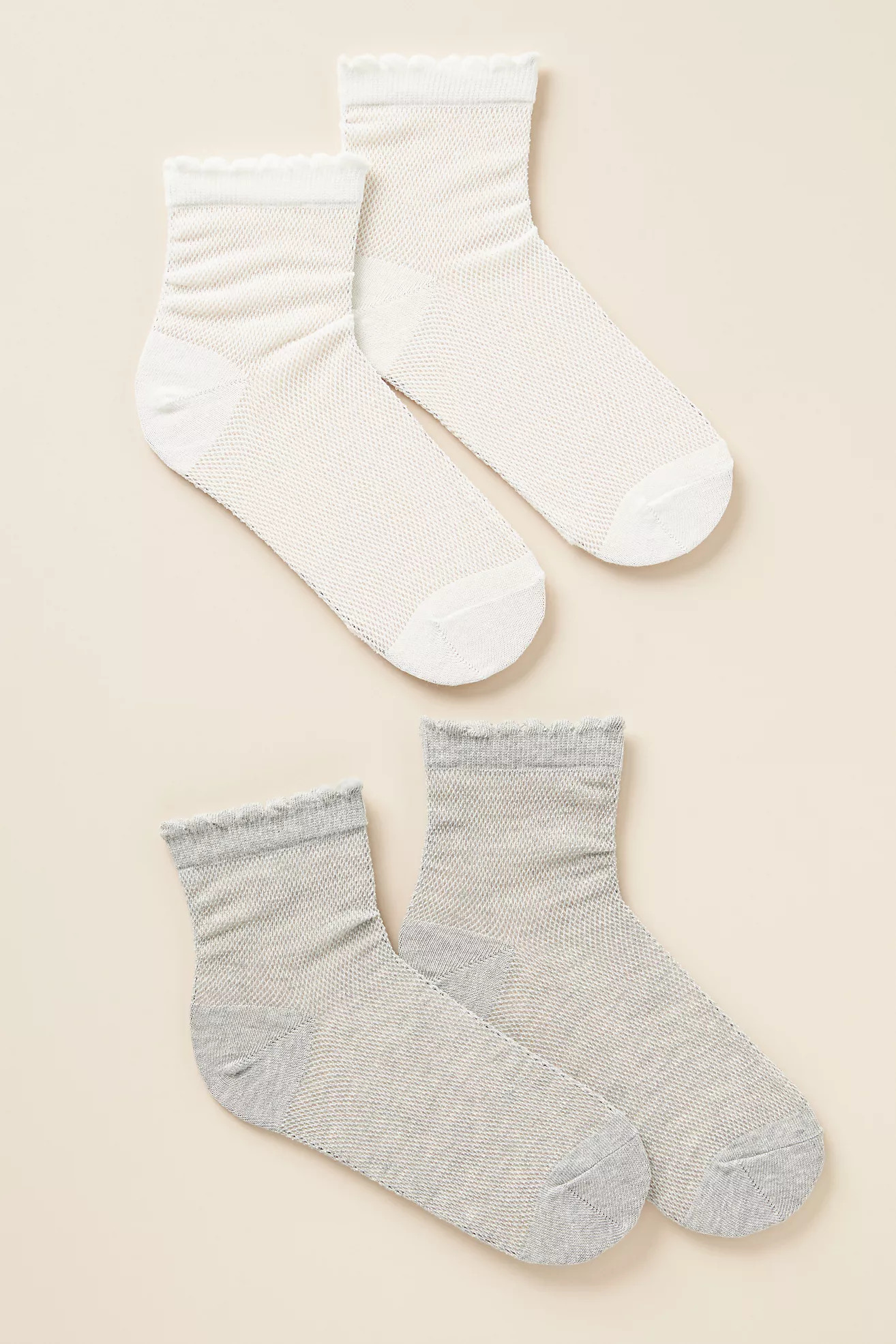 Lettuce-Edge Socks, Set of 2 | Anthropologie (US)